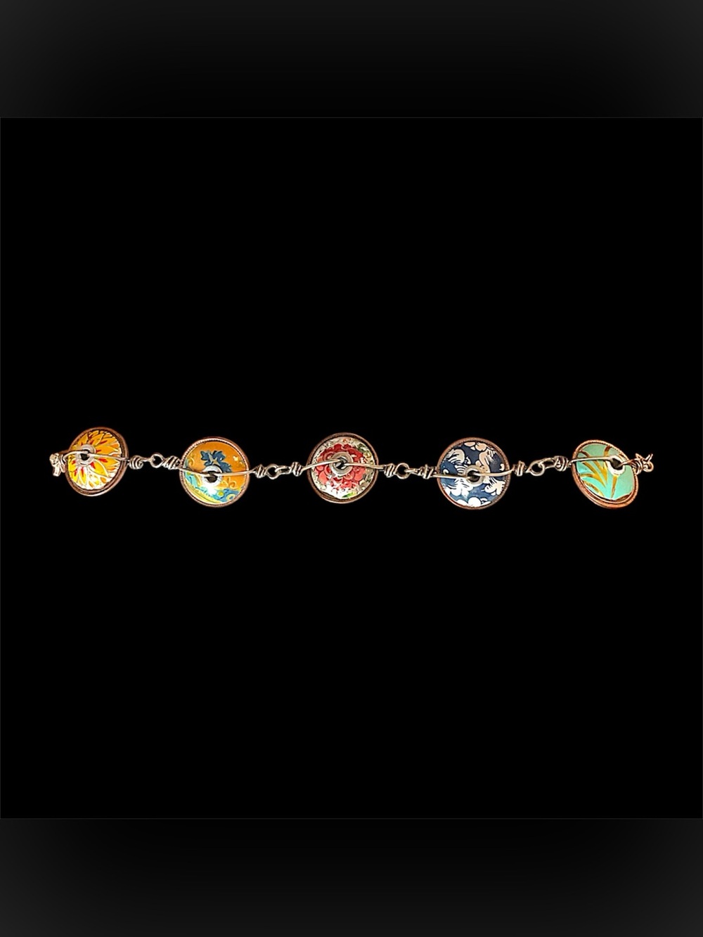 Vintage Sterling Silver Artisan Boho Bracelet